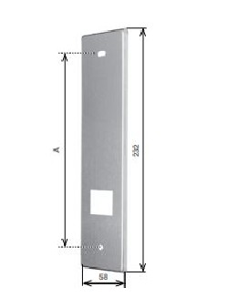 PLACCA UNI INTERASSE 165